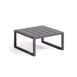 Mesa auxiliar Comova 60 x 60 cm 100% exterior/aluminio negro - Kave Home. O100_113_15 - Vackart, muebles de diseño