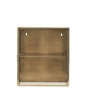 Vitrina de Pared GLASS 35x15x40 cm, Latón - House Doctor