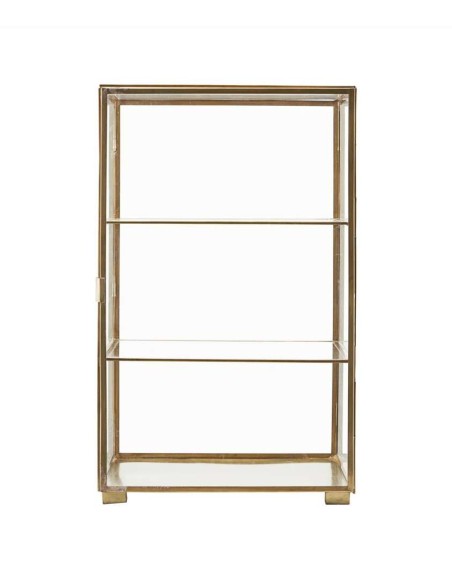 Vitrina GLASS 35x35x56,5 cm, Latón - House Doctor. Vackart
