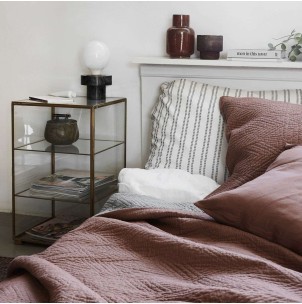 Vitrina GLASS 35x35x56,5 cm, Latón - House Doctor. Vackart 2