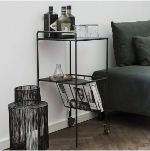 Carrito USE, Metal Negro - House Doctor. Vackart 2