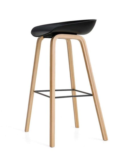 Taburete FITY 75 cm negro