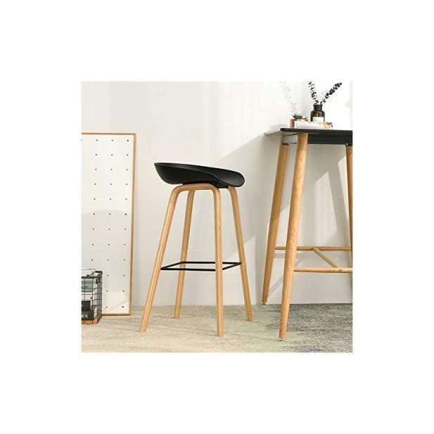 Taburete FITY 75 cm negro