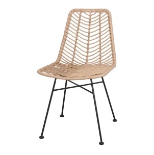 Silla SIKASY, Metal / Ratán Sintético - Vackart. Las más exclusivas y modernas sillas de diseño nórdico en Vackart, tu tienda diseño online.
