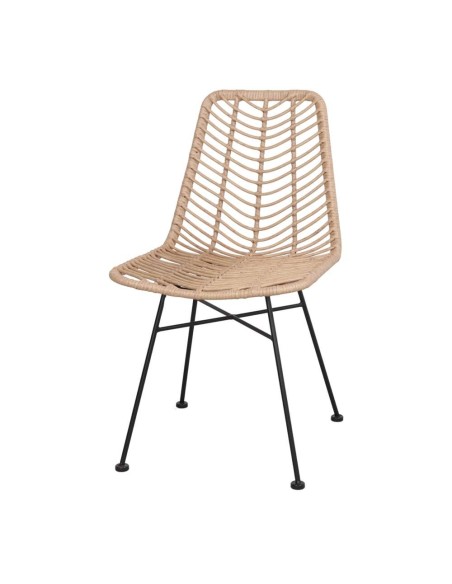 Silla SIKASY, Metal / Ratán Sintético. Vackart