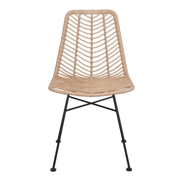 Silla SIKASY, Metal / Ratán Sintético. Vackart