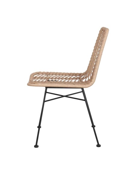 Silla SIKASY, Metal / Ratán Sintético. Vackart