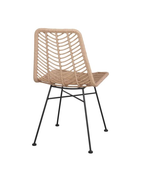 Silla SIKASY, Metal / Ratán Sintético. Vackart