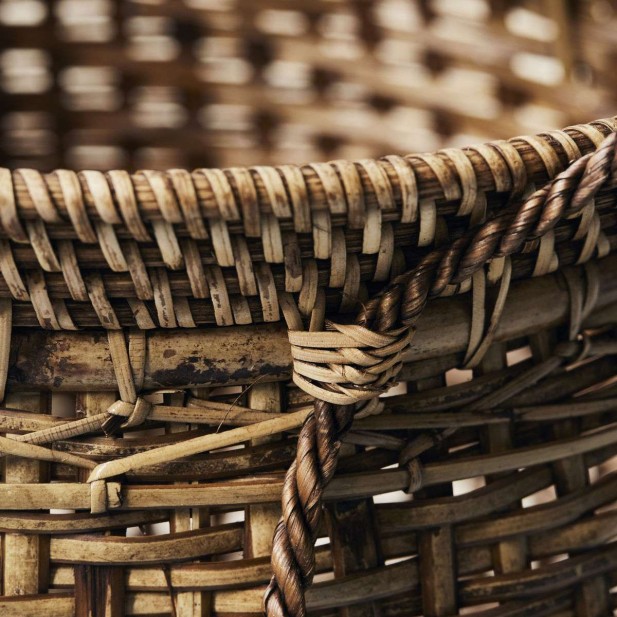 Set 2 Cestas KUTA, Ratán / Bambú Natural - House Doctor. Vackart