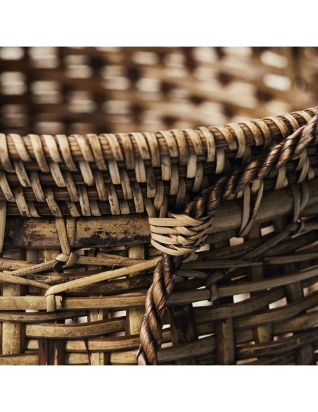 Set 2 Cestas KUTA, Ratán / Bambú Natural - House Doctor. Vackart