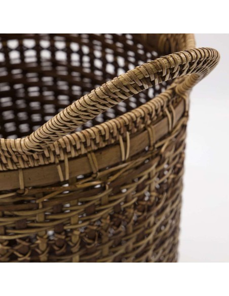Set 2 Cestas PURA, Ratán / Bambú Natural - House Doctor. Vackart