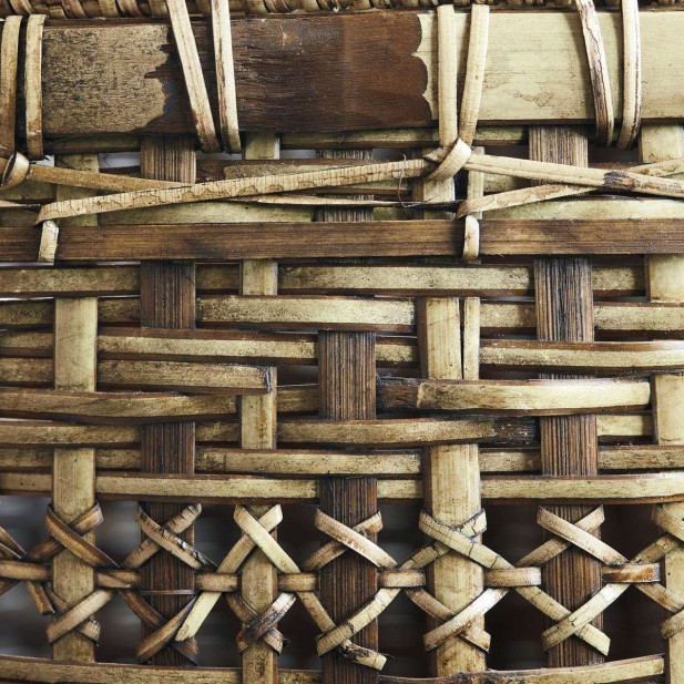 Set 2 Cestas PURA, Ratán / Bambú Natural - House Doctor. Vackart