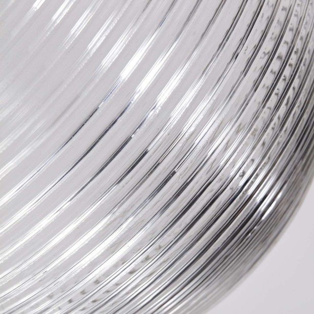 Lámpara de Techo GAIA Ø15 cm, Cristal / Metal Negro - House Doctor. Vackart