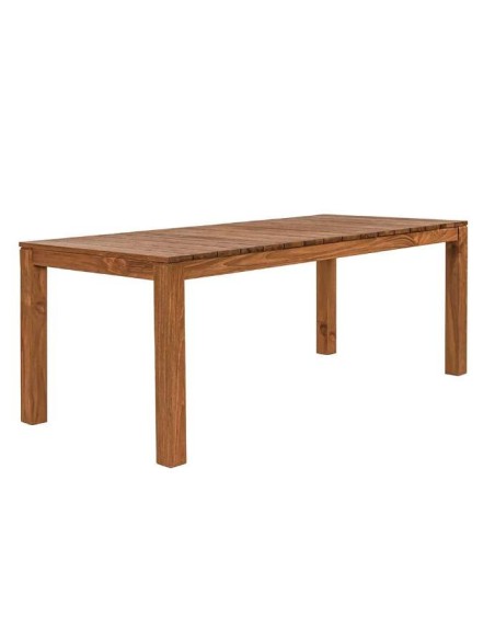 Mesa Exterior GENESIS 200x90 cm, Teca Reciclada - Dareels