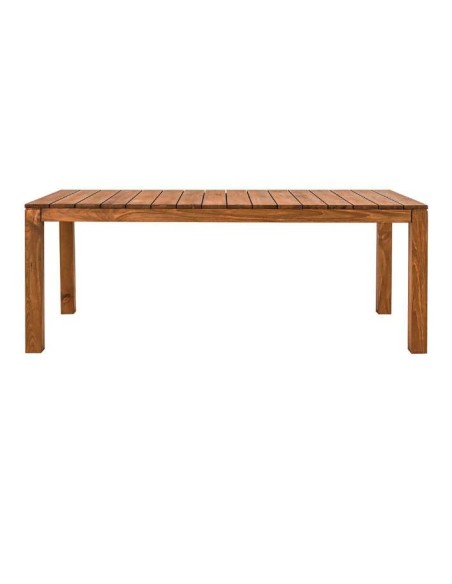 Mesa Exterior GENESIS 200x90 cm, Teca Reciclada - Dareels