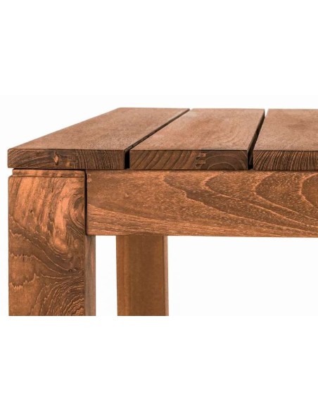 Mesa Exterior GENESIS 200x90 cm, Teca Reciclada - Dareels