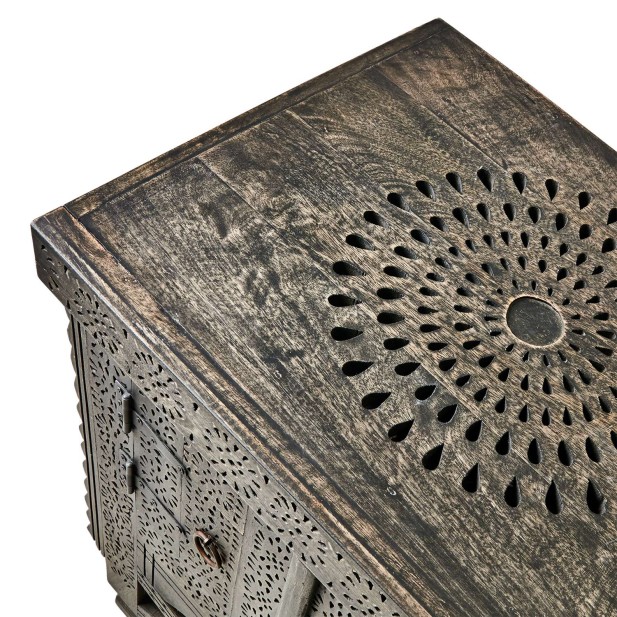 Aparador TRIBAL 60x82 cm, Mango Negro - Affari. Vackart Aparador TRIBAL 60x82 cm, Mango Negro - Affari. Vackart