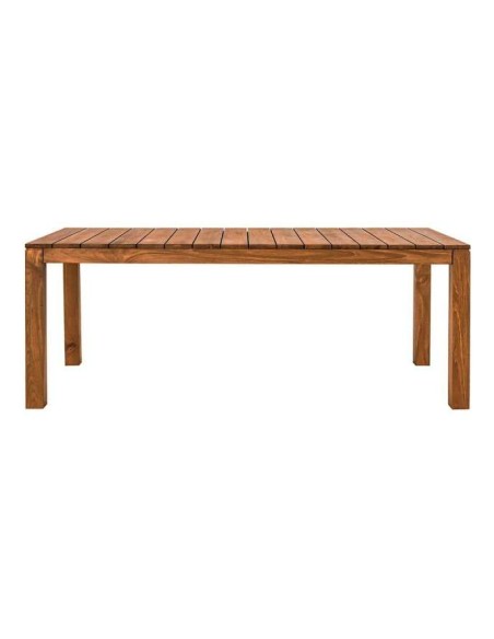 Mesa Exterior GENESIS 250x90 cm, Teca Reciclada - Dareels. Vackart