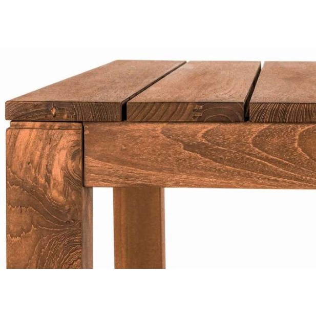 Mesa Exterior GENESIS 250x90 cm, Teca Reciclada - Dareels. Vackart