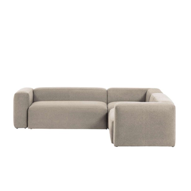 Sofá rinconero Blok 4 plazas beige 290 x 290 cm - Kave Home