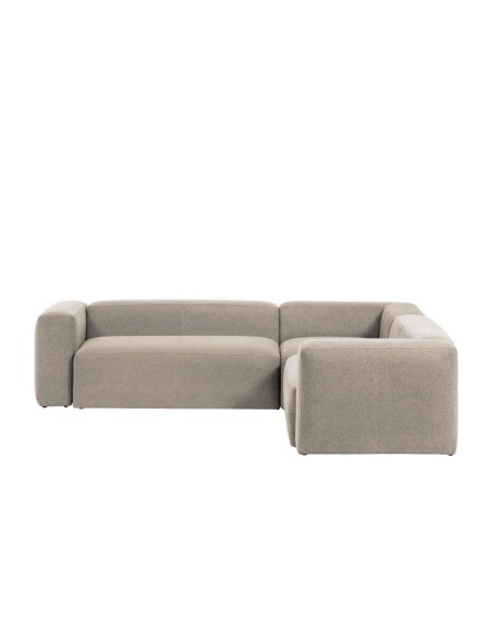 Sofá rinconero Blok 4 plazas beige 290 x 290 cm - Kave Home
