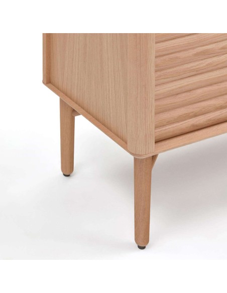 Aparador alto LENON 4 puertas 104,5 x 144 cm roble FSC MIX Credit - Kave Home