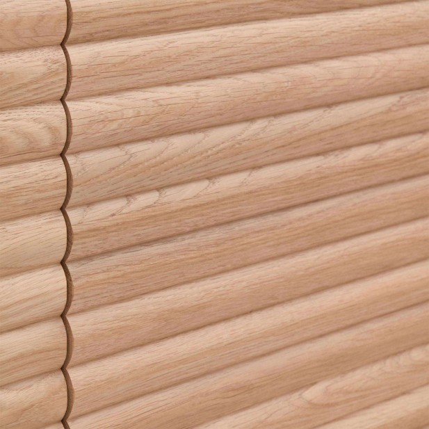 Aparador alto LENON 4 puertas 104,5 x 144 cm roble FSC MIX Credit - Kave Home