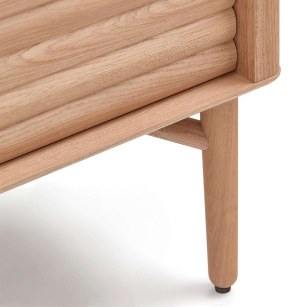 Aparador alto LENON 4 puertas 104,5 x 144 cm roble FSC MIX Credit - Kave Home