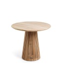 Mesa redonda JEANETTE Ø 90 cm teca  - Kave Home