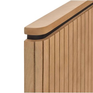 Cabecero LICIA 180 cm mango/metal negro  - Kave Home 2