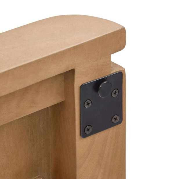 Cabecero LICIA 180 cm mango/metal negro  - Kave Home