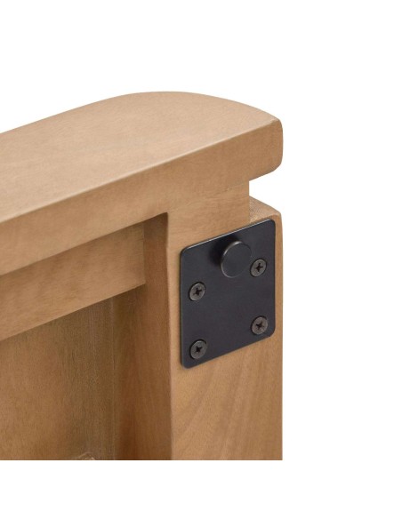 Cabecero LICIA 180 cm mango/metal negro  - Kave Home