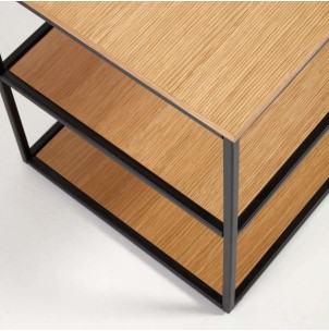 Mueble TV Yoana roble/metal negro 160 x 40 cm - Kave Home 2