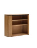Estantería LICIA 120 x 90 cm mango/metal negro   - Kave Home