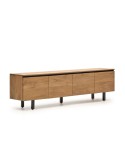 Mueble TV Uxue 4 200 x 58 cm puertas acacia natural  - Kave Home