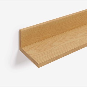 Estante ABILEN de chapa de roble 80 x 15 cm FSC 100% - Kave Home 2