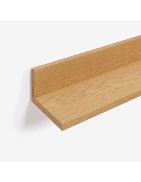 Estante ABILEN de chapa de roble 80 x 15 cm FSC 100% - Kave Home