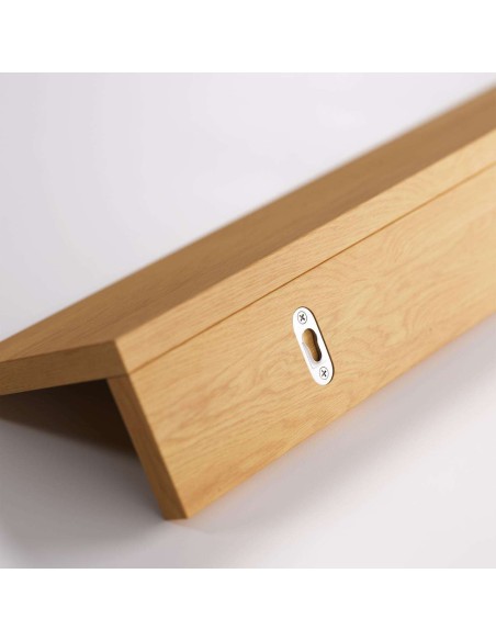Estante ABILEN de chapa de roble 80 x 15 cm FSC 100% - Kave Home
