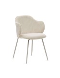 Silla Suanna pana gruesa beige - Kave Home