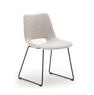 Silla Zahara beige/negro - Kave Home. C0100012JJ12. Vackart, tu tienda de diseño