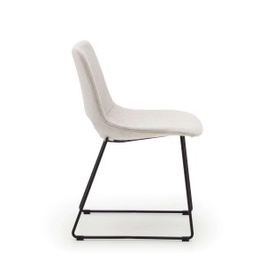 Silla Zahara beige/negro - Kave Home 2