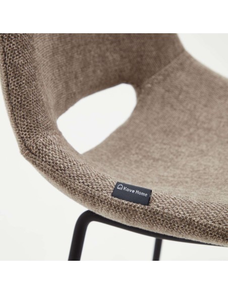 Taburete Zahara 76 cm marrón/negro - Kave Home