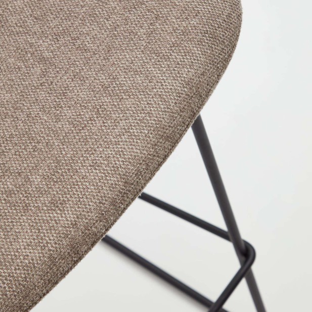 Taburete Zahara 76 cm marrón/negro - Kave Home