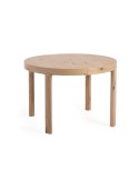 Mesa extensible redonda COLLEEN Ø120(170) x 120 cm chapa roble - Kave Home