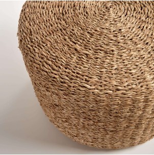 Reposapiés redondo Someina de fibras naturales Ø 40 cm - Kave Home 2