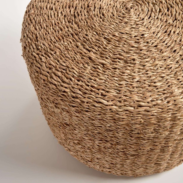 Reposapiés redondo Someina de fibras naturales Ø 40 cm - Kave Home Reposapiés redondo Someina de fibras naturales Ø 40 cm - Kave Home