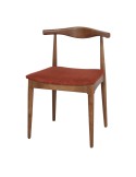 Silla RANGER, Madera Maciza / Textil Teja