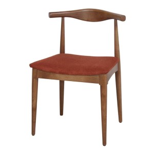 Silla RANGER, Madera Maciza / Textil Teja - Vackart. Las más exclusivas y modernas sillas de diseño nórdico, solo en Vackart, tu tienda diseño online.