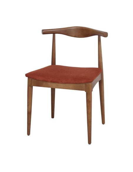 Silla RANGER, Madera Maciza / Textil Teja. Vackart
