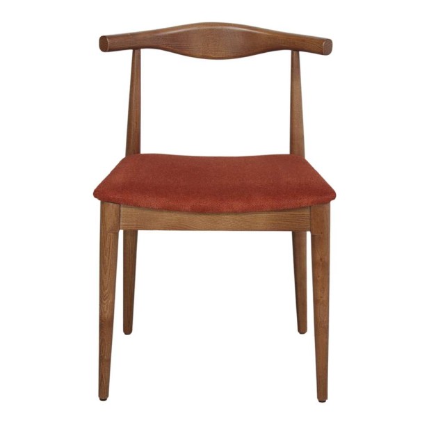 Silla RANGER, Madera Maciza / Textil Teja. Vackart Silla RANGER, Madera Maciza / Textil Teja. Vackart